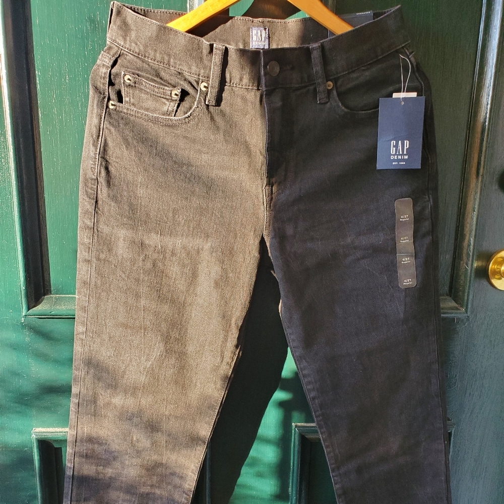 Gap Girlfriend Washed Black Jeans 4/27